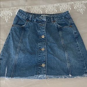 jean skirt